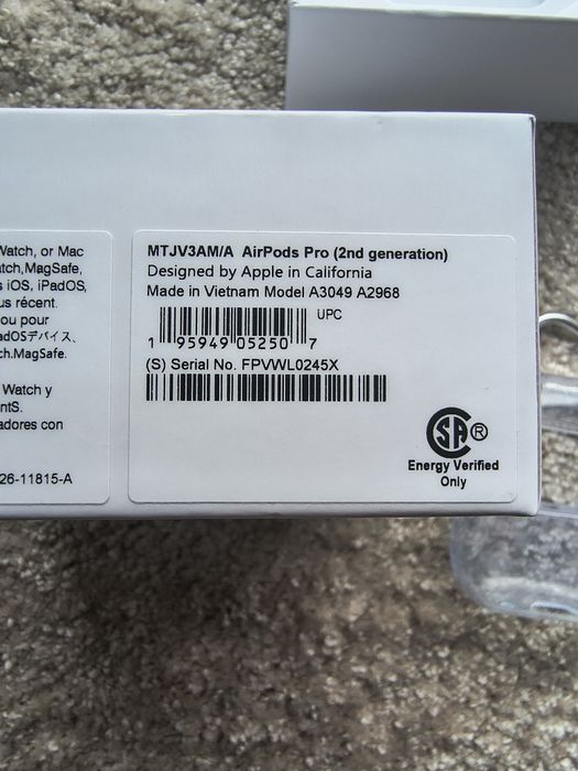 Słuchawki Airpods 2 pro douszne białe bezprzewodowe stan idealny