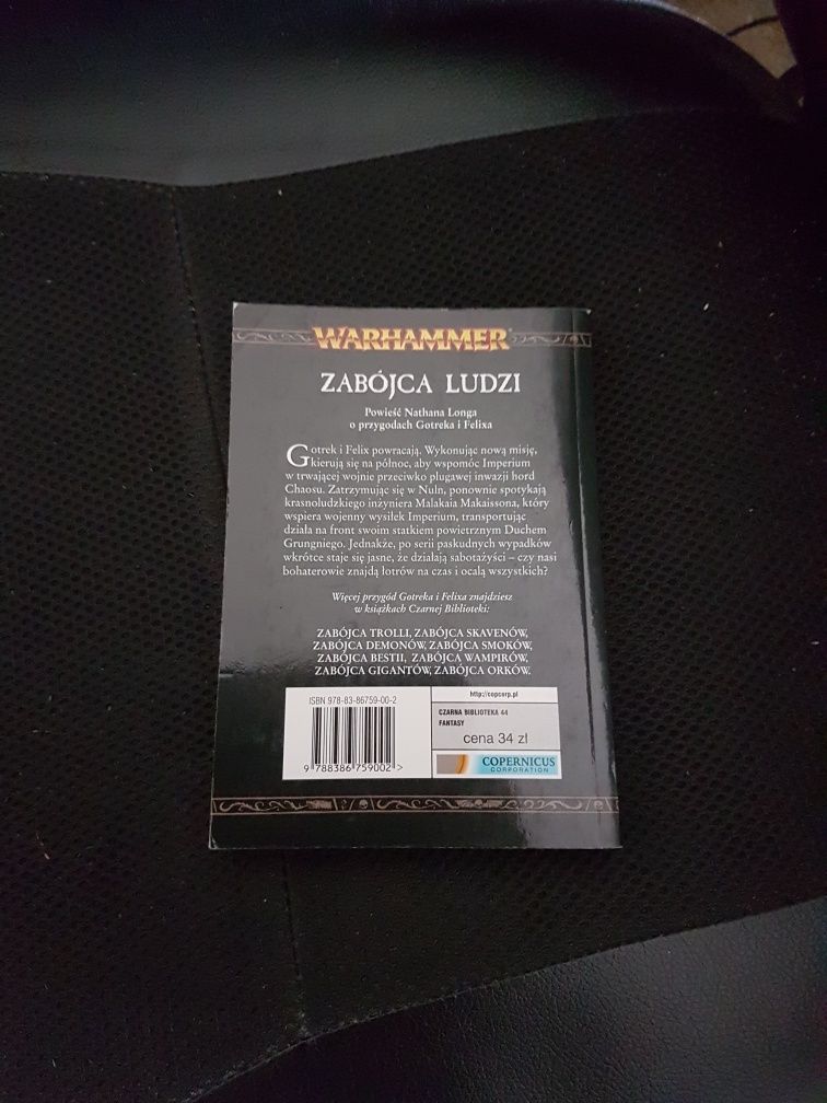 Zabójca Ludzi - Nathan Long  Warhammer