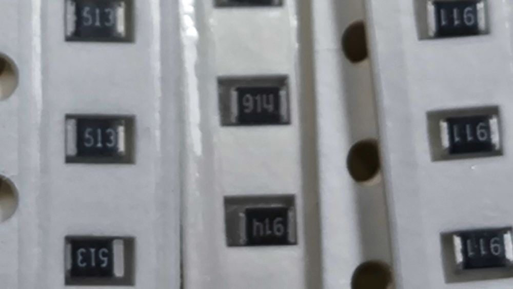 Resistências SMD 0805 5% vários valores ohms componente eletrônico ohm