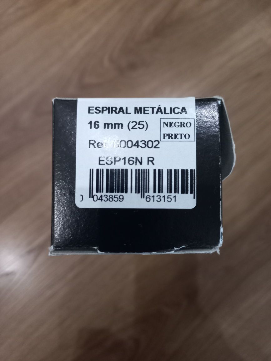 Pack de 24 espirais metálicas