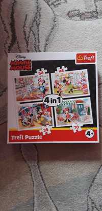 Puzzle 4w1 Myszka Miki