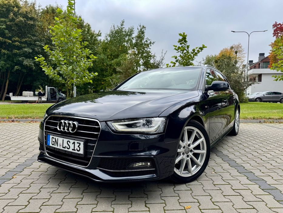 Audi A4 S-LINE 2.0TDI 190KM CR Quattro/ Navi3G+/ Alu18/ Keyless Go/ Led