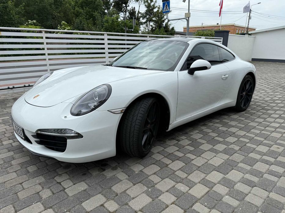 Porsche 911, 2013r. 991.1 biały piękny 3.4 faktura VAT 83tys km