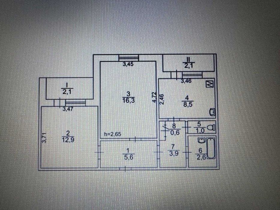 Продам 2 к вул Червоної Калини 22  Троещина