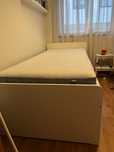 Cama e colchao IKEA pouco isados