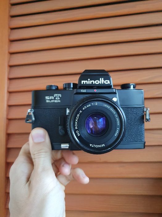 Minolta SRT Super + MD Rokkor 45mm f2