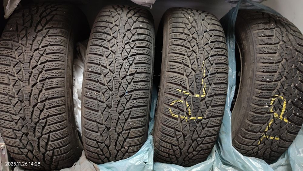 Opony Nokian zimowe, 195/65/15, 4 szt. z felgami