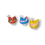 Apitos Tradicionais Barro Pintado – Galinha Decorativa