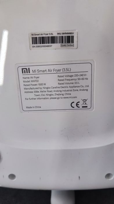 Air fryer xiaomi
