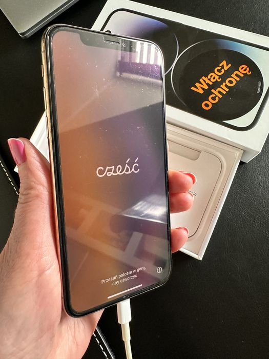 iPhon XS 64GB gold + ładowarka