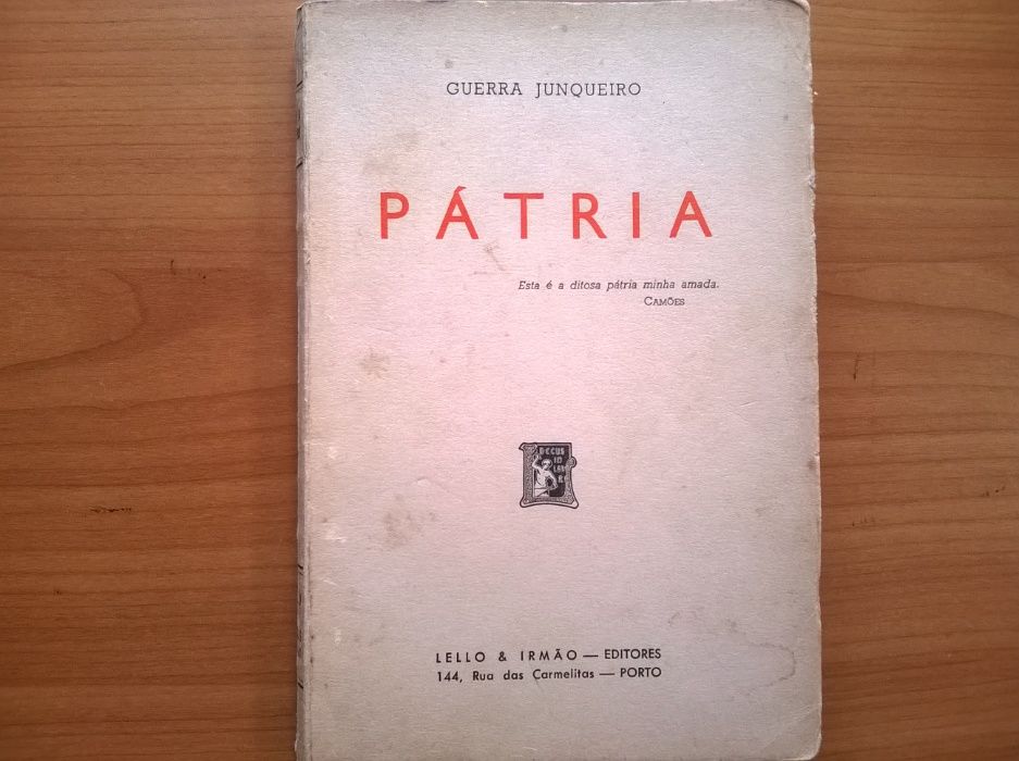 "Pátria" - Guerra Junqueiro (portes grátis)