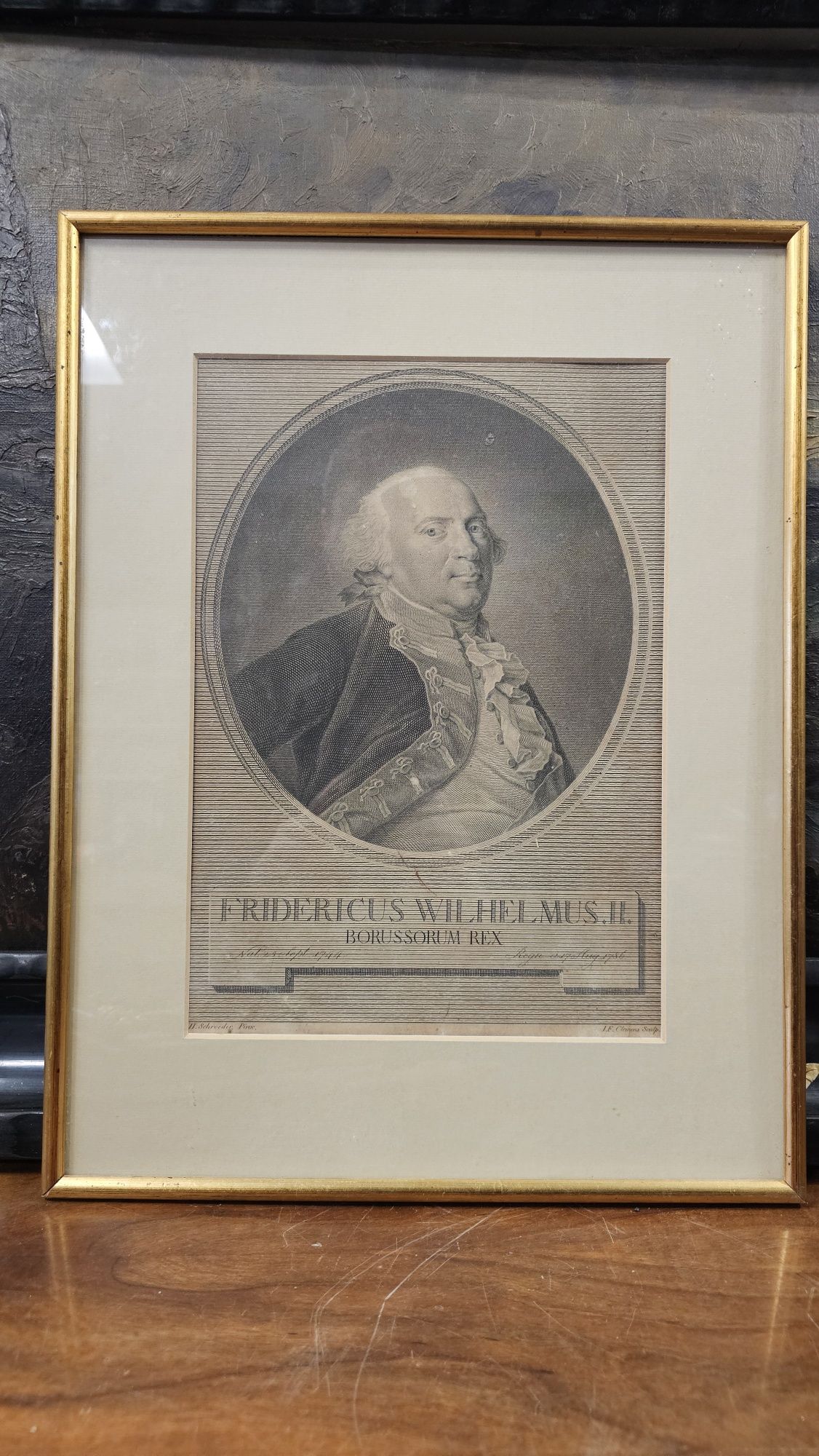 Stara grafika, Fryderyk Wilhelm II
