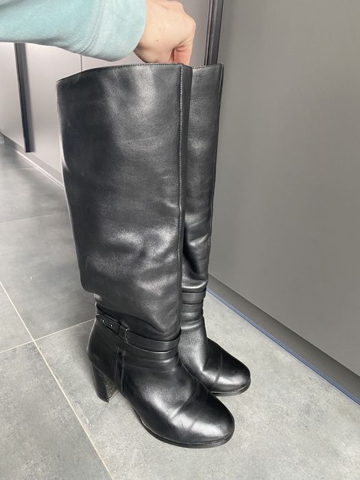 Чоботи шкіряні 40р (зима)