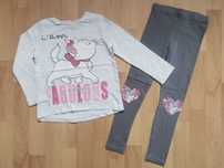 Disney Marine/Pepco, bluzka i legginsy, r. 116/122