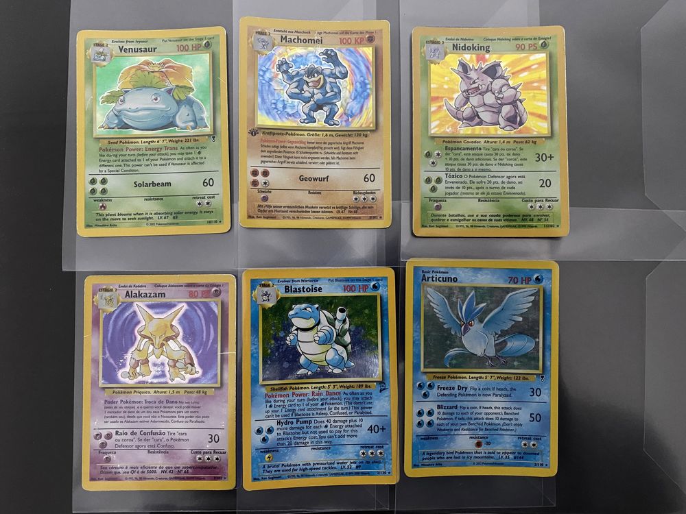 Cartas Pokémon 1999