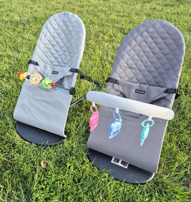 Акційна ціна! Шезлонг качалка Love  Baby з дугою (іграшками)  НОВІ
