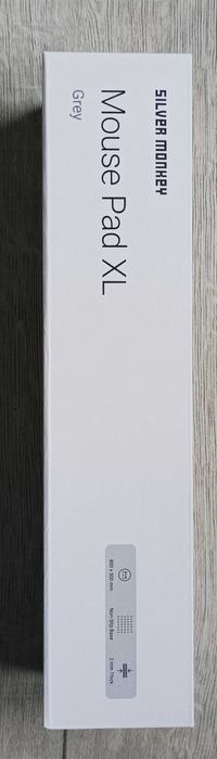 Nowa podkładka pod mysze Silver Monkey XL 800x300, szara