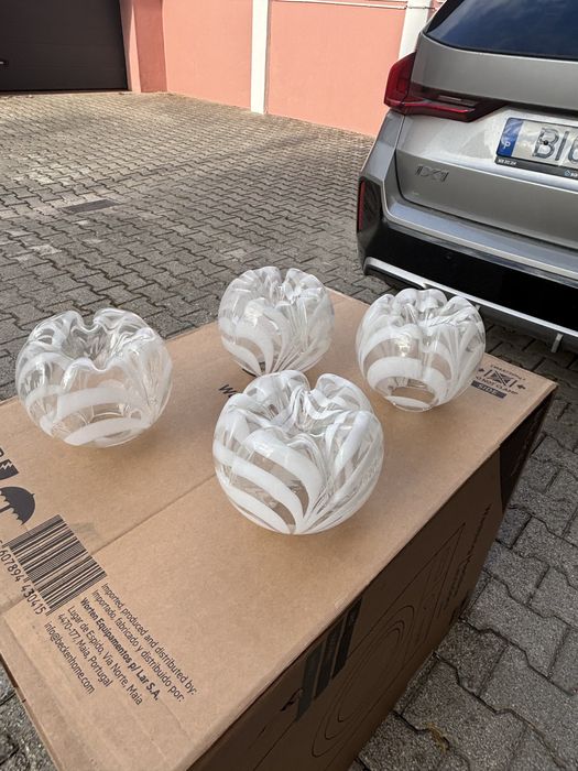 Globo de Vidro trabalhado Antigo