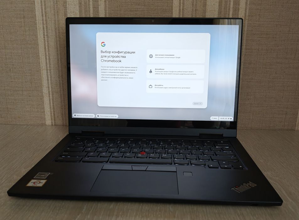 Lenovo ThinkPad C13 Yoga Chromebook 13,3" IPS, AMD 3150C, 4Gb RAM 32Gb