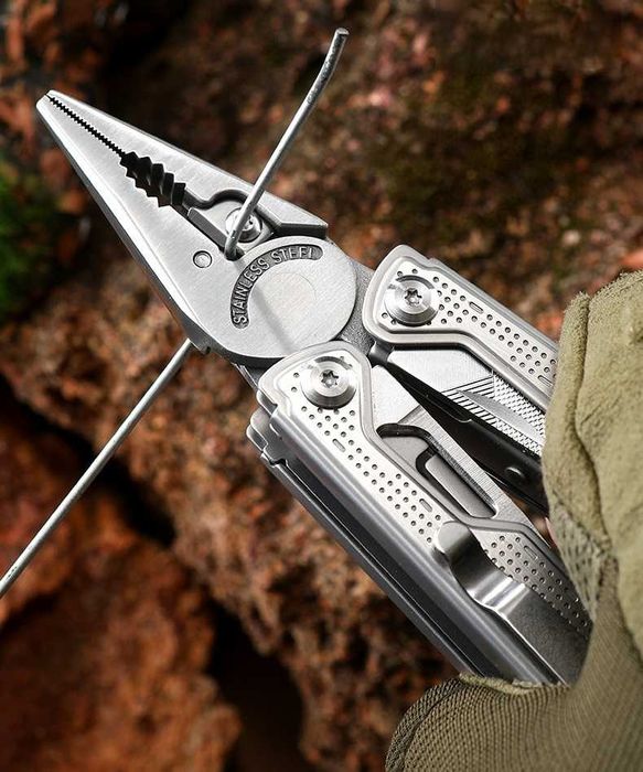 Мультитул 25-в-1 із нержавіючої сталі нейлоновим чохлом набіром біт