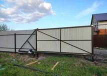 Каркас брами, Відкатні ворота, Звари Сам, Фурнітура для воріт 500 кг