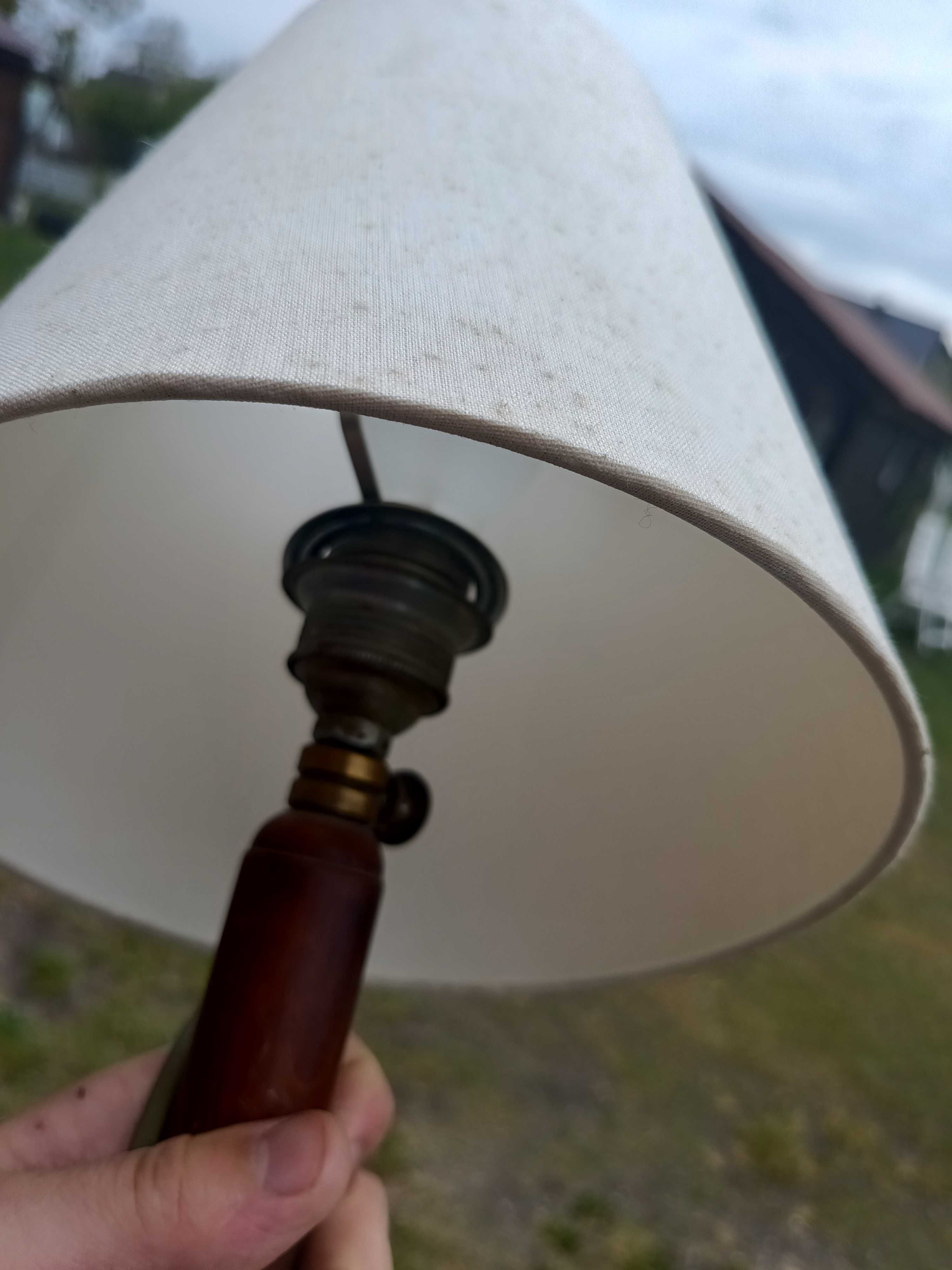 Stara lampa biurkowa - antyk