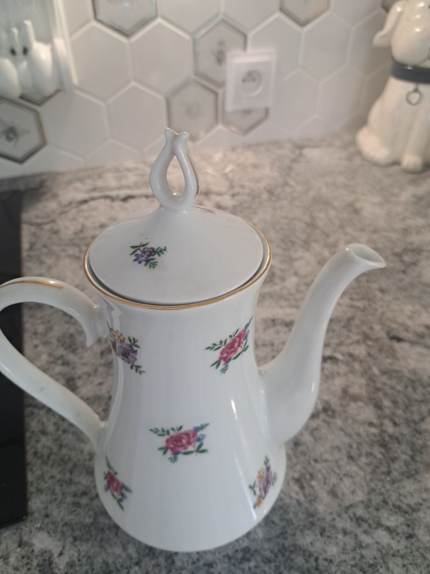 Dzbanek na herbatę Bogucice porcelana