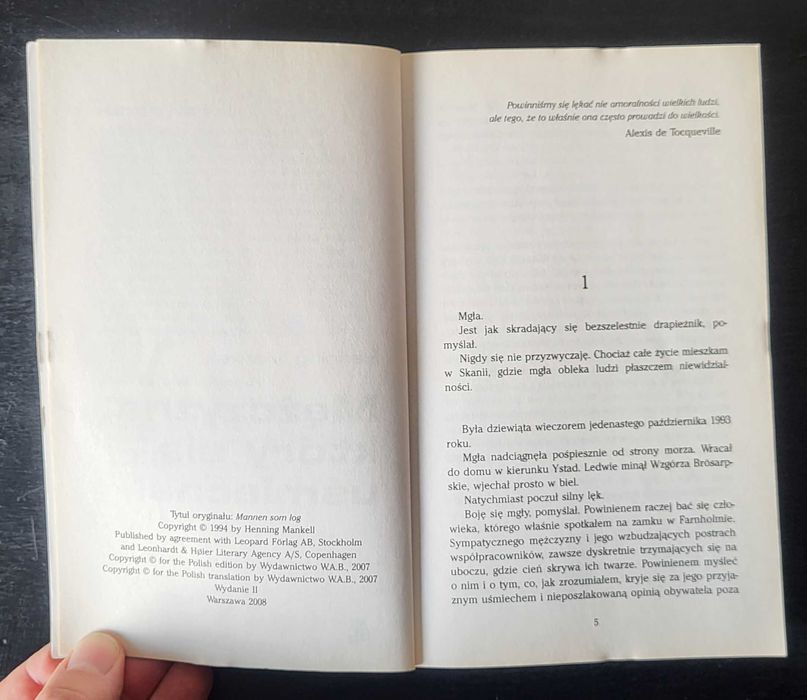 Mężczyzna który się Uśmiechał - Henning Mankell