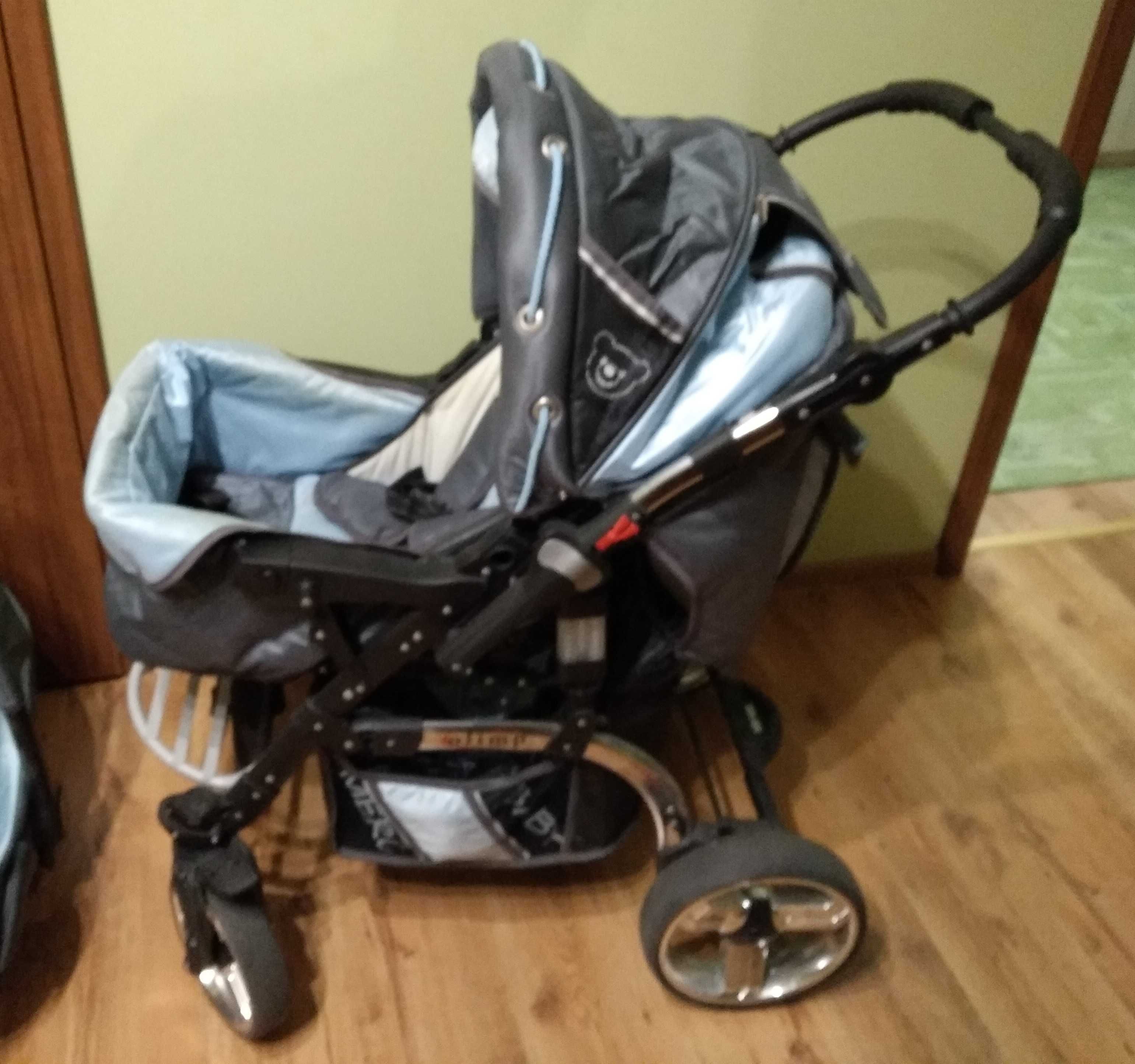 Wózek dziecięcy BABY MERC 3w1 + nosidełko
