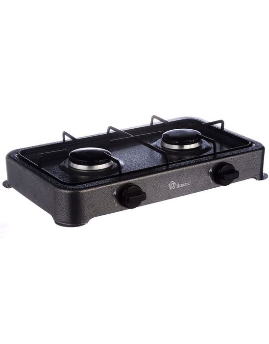 Газовая плита настольная Газова плита Domotec з двома конфорками