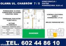Oława mieszkanie z ogródkiem 2pok.parter38,00m2_klima_winda GOTOWE
