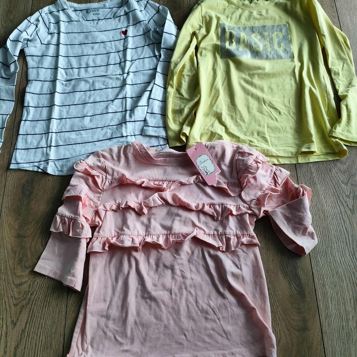 Zestaw paka koszulka długi rękaw 152