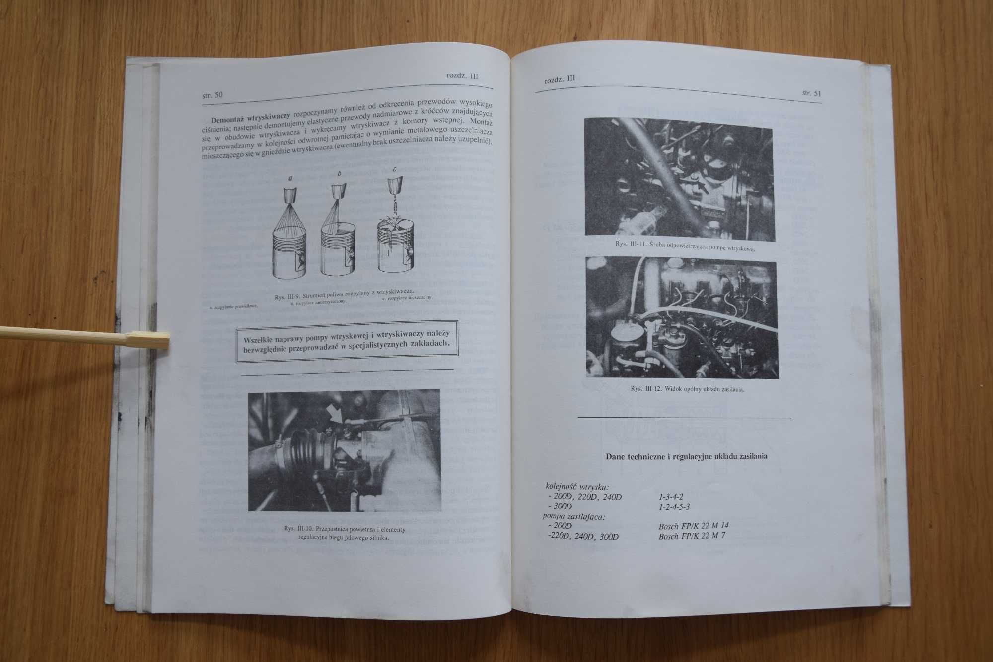 Instrukcja Mercedes 200D W115 i W 123