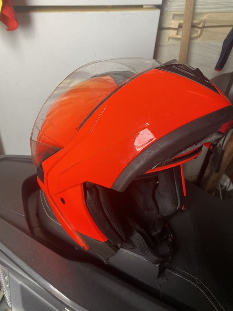 Capacete CMS laranja