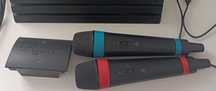 2 mikrofony bezprzewodowe + odbiornik Singstar do PS3/PS4