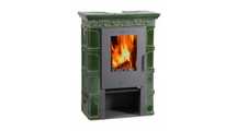 Piec piecyk kominek kaflowy FLAMA Melita II 6kW Olive