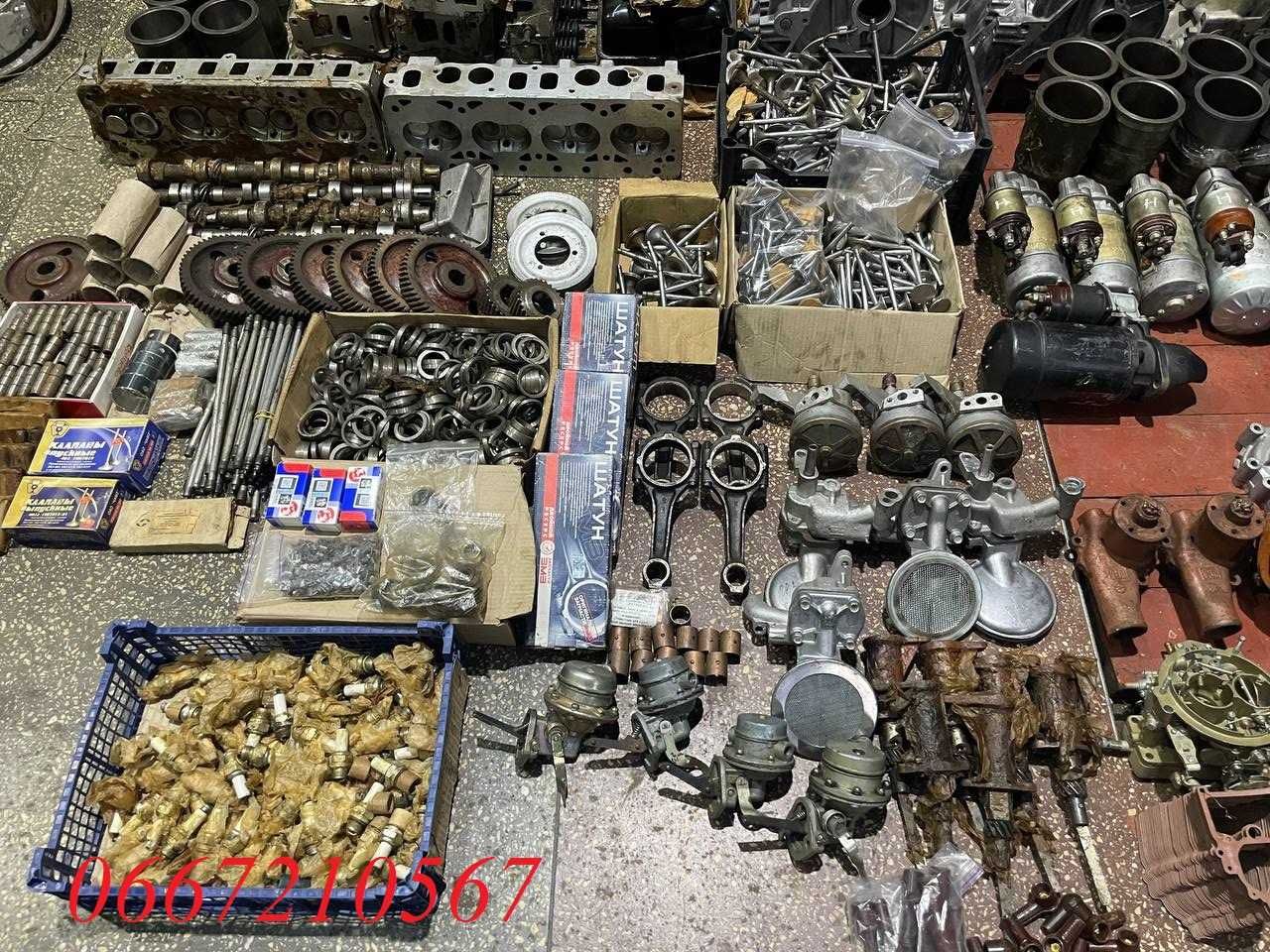 Запчастини двигуна Уаз, Газ 21, Газ 24 Волга, Змз 402, Умз 417, Газель