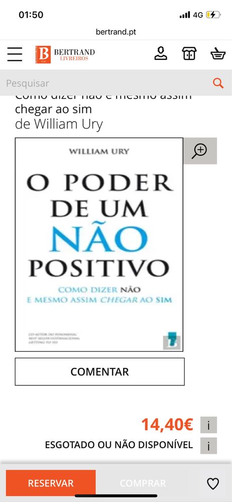 Livro - O poder de um não positivo - William Ury
