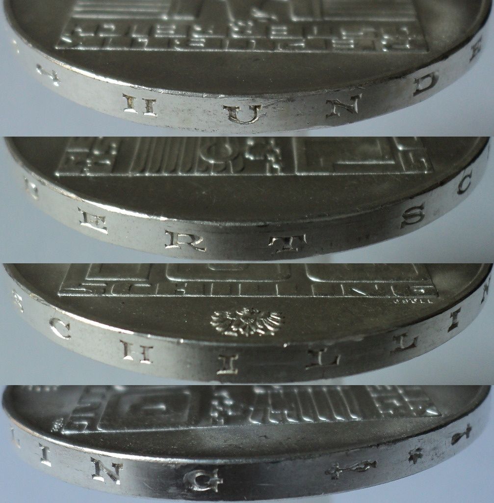 Austria 100 szylingów 1975 (1976), srebrna moneta AG