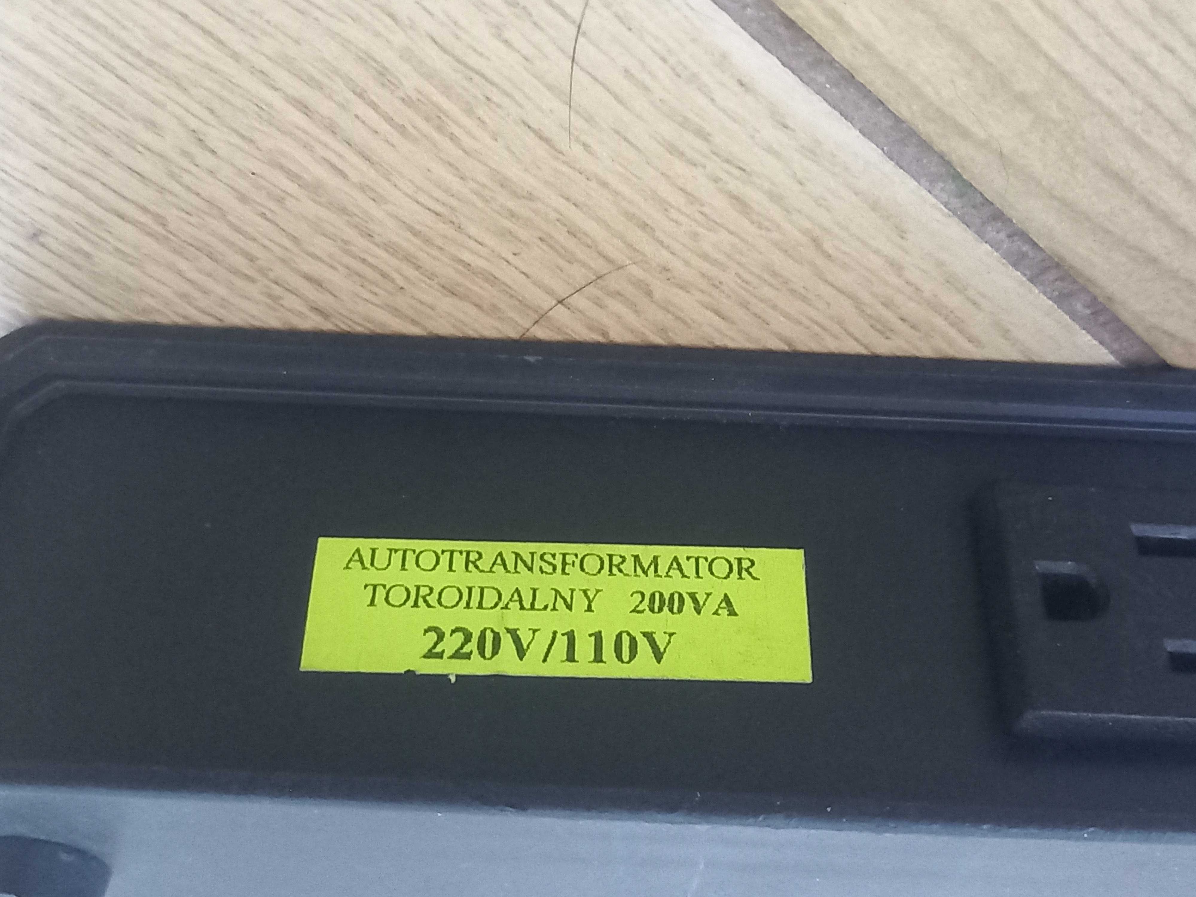 transformator 220 na 110 V, Moc 200 W
