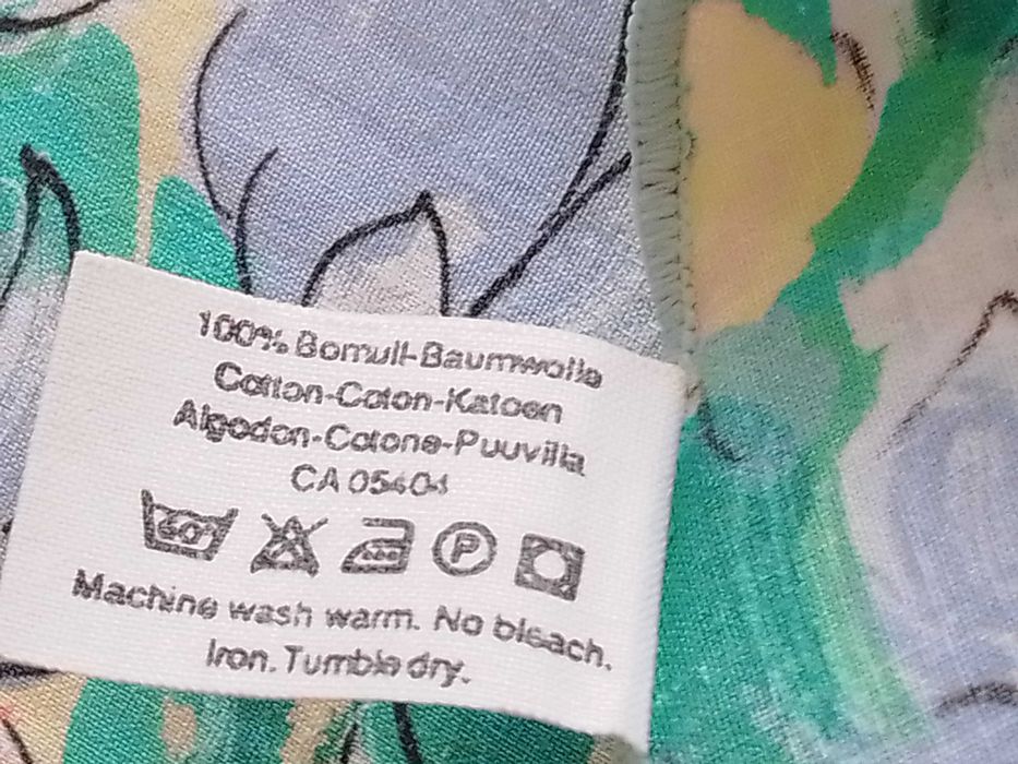 Kolorowy obrus w kwiaty Made in France - średnica 170cm - bdb !!