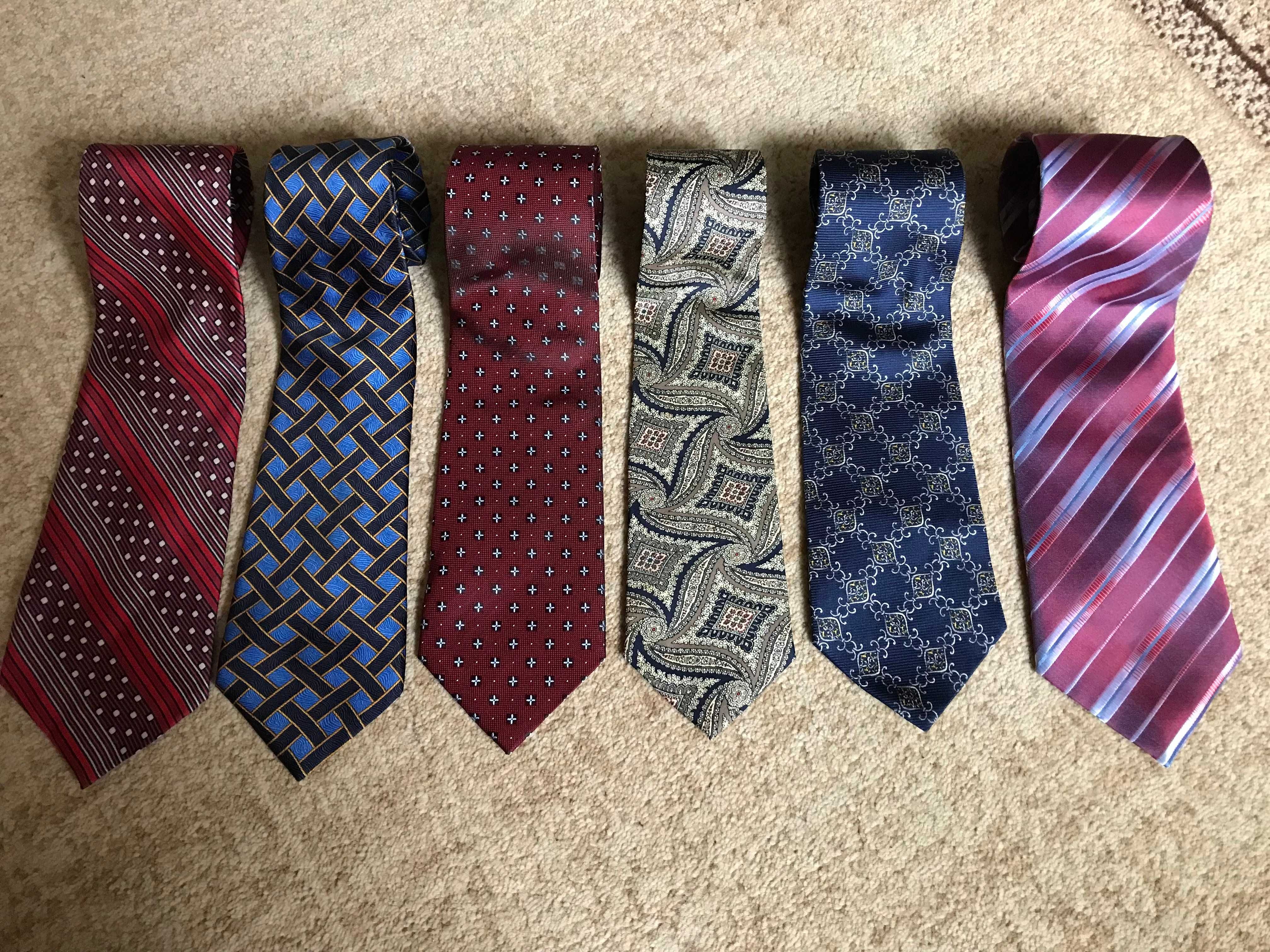 Krawaty jedwabne zestaw (wysoka jakość)