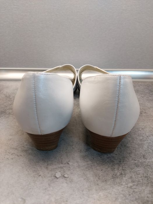 Peter Kaiser czółenka bez palców roz.39 baleriny, skóra