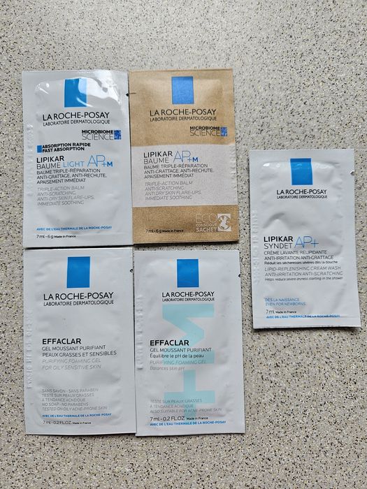La Roche Posay lipikar baume AP, lipikar syndet AP oraz gel