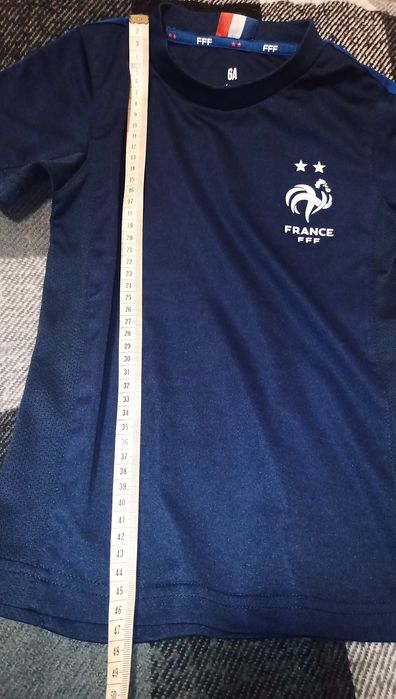 T-shirt dla chłopca fana piłki France
