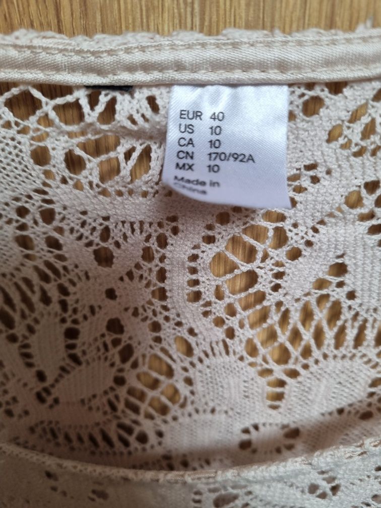 Sukienka koronkowa H&M 40