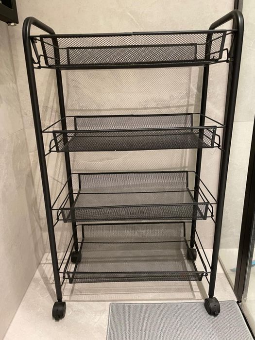 Półka regał na kółkach do łazienki lub kuchni