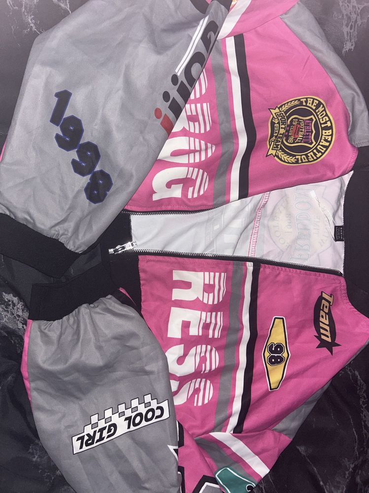 Mini casaco biker shein