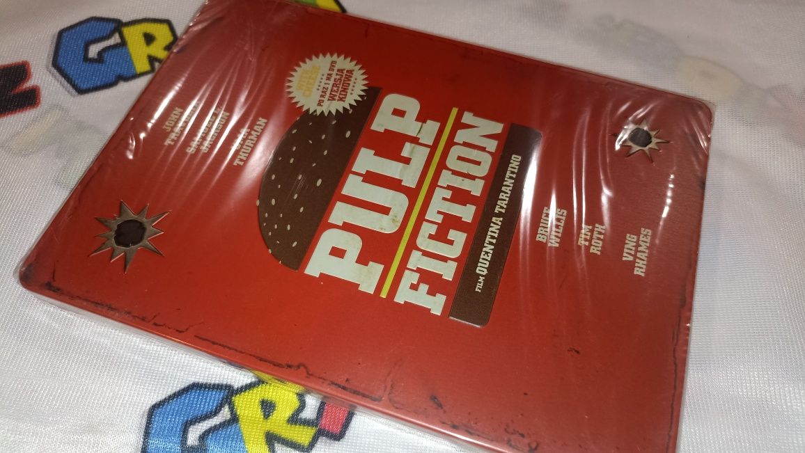 Pulp Fiction DVD + steelbook polski lektor rarytas dla kolekcjonera