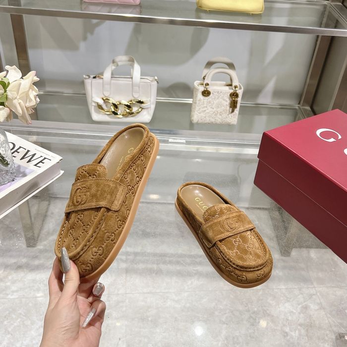 Klapki Mule! Gucci zamszowe/welurowe premium jakiść!36-42